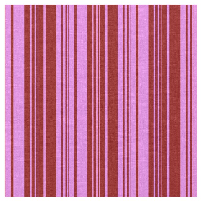 Muster für violette und dunkle rote Linien Stoff (Nahaufnahme)