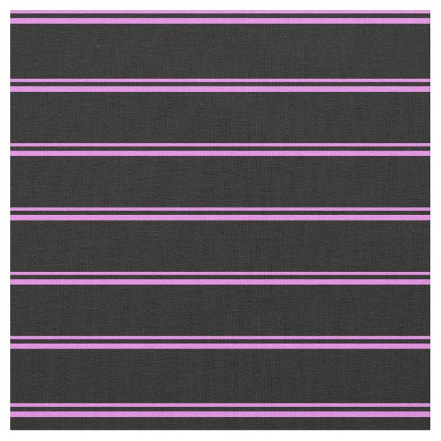Muster für violette und schwarze Streifen Stoff (Nahaufnahme)