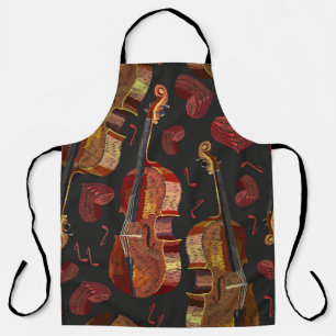 Muster für Violin Red Heart Music Schürze