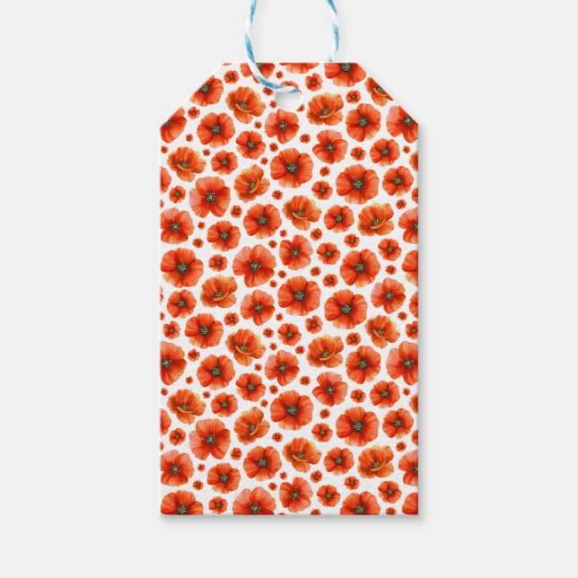 Muster für Wasserfarben Geschenkanhänger (Vorderseite)