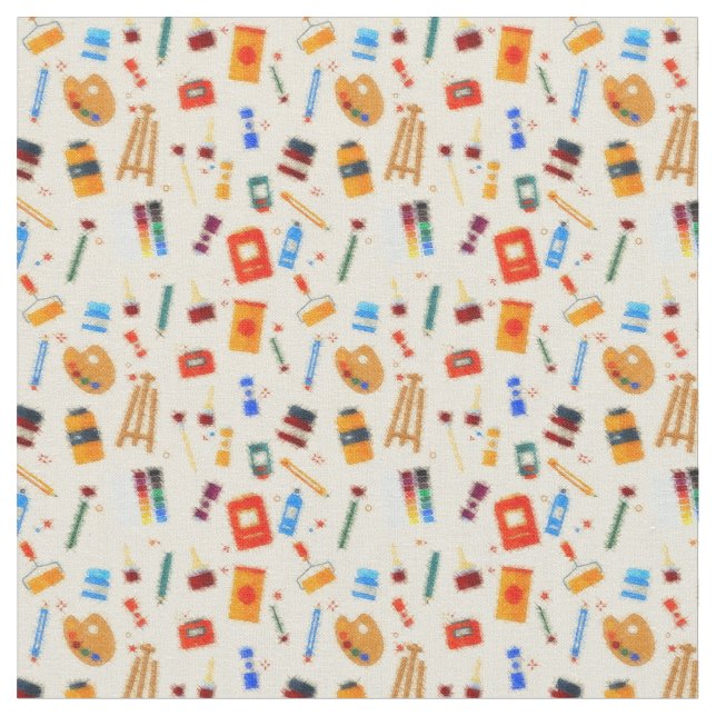 Muster für Wasserfarben-Künstler Stoff (Nahaufnahme)