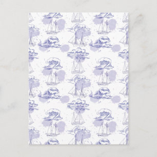 Muster für Wasserfarben Postkarte