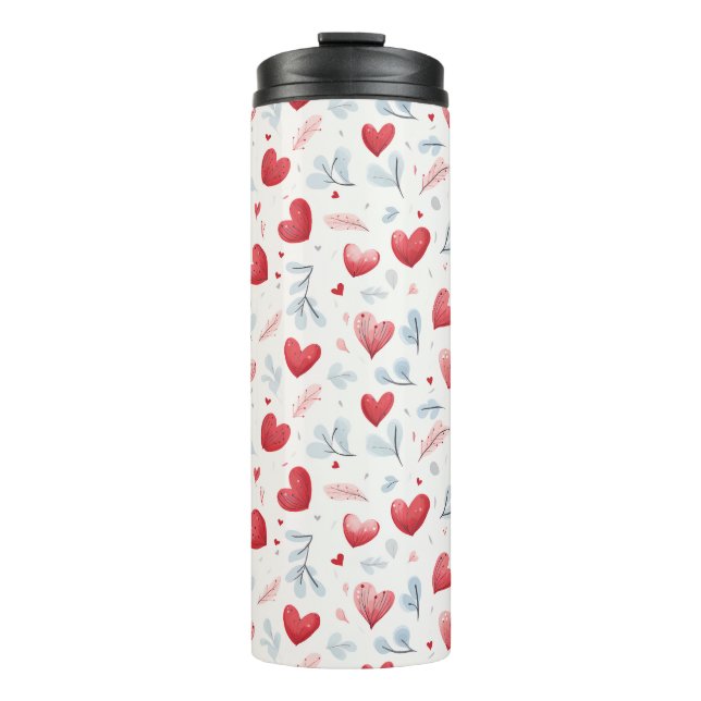 Muster für Wasserfarben Thermosbecher (Vorderseite)