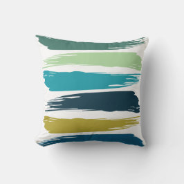 Muster für Wasserfarbenpinsel Kissen