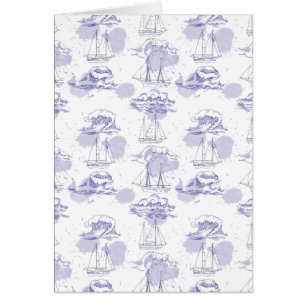 Muster für Wasserfarbwagen und Schiffe