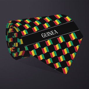Muster für Wavy-Guinea-Flag Krawatte
