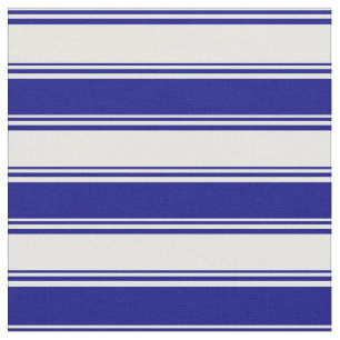 Muster für weiße und blaue Streifen Stoff