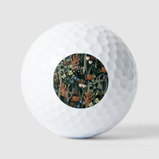 Muster für wild und getrocknete Blume. Golfball
