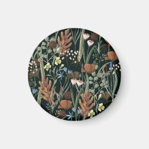 Muster für wild und getrocknete Blume. Magnet