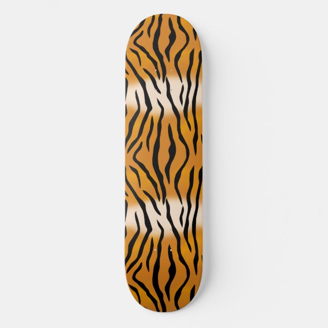Muster für wilde und natürliche Tiger Skateboard (Vorderseite)