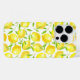 Muster für Zitronen und Blätter Case-Mate iPhone 14 Pro Hülle (Back (Horizontal))