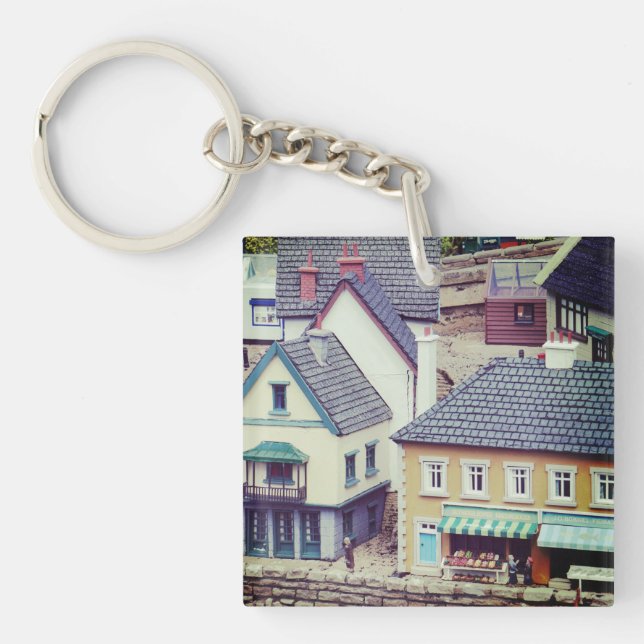 Muster-Gebäude Schlüsselanhänger (Vorderseite)