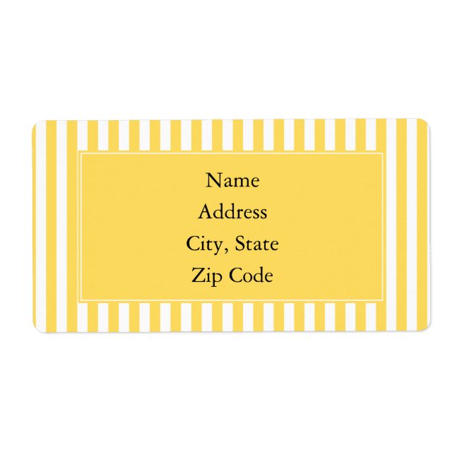 Muster Gelb und Weiß (Vorne)