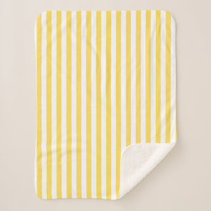 Muster Gelb und Weiß Sherpadecke