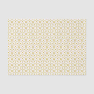Muster Gelbe Biene und Honeycomb Seidenpapier