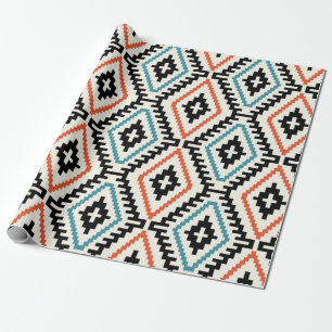 Muster Geometrisch Mode Stylisch Trendig Geschenkpapier