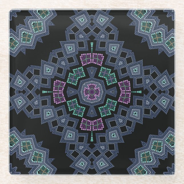 Muster Glasuntersetzer (Vorderseite)