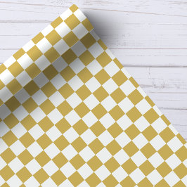 Muster Gold und Weiß Geschenkpapier