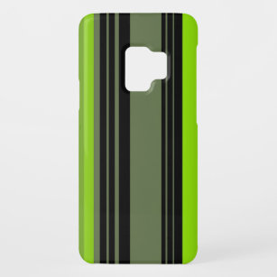 Muster Green und Black Stripes Art Design 2 Case-Mate Samsung Galaxy S9 Hülle