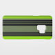 Muster Green und Black Stripes Art Design 2 Case-Mate Samsung Galaxy Hülle (Rückseite (Horizontal))