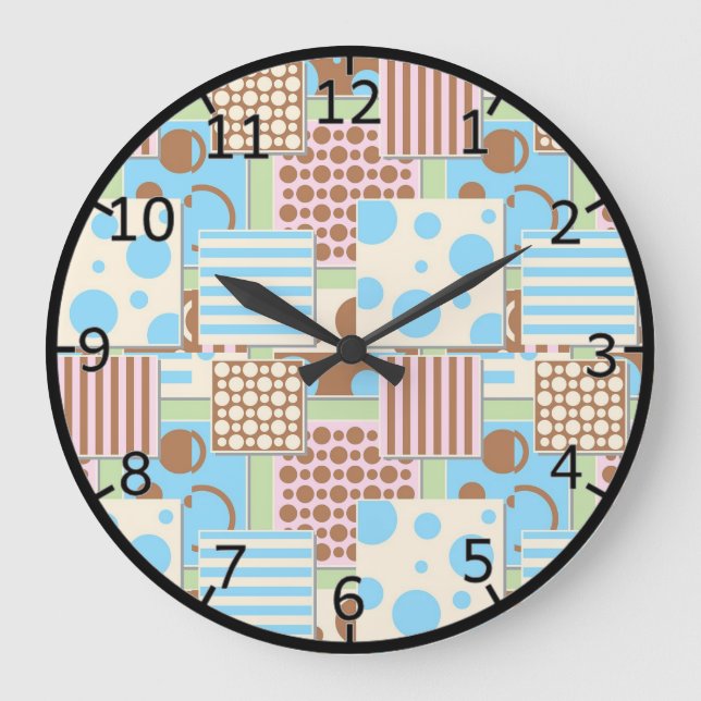 Muster Große Wanduhr (Vorderseite)