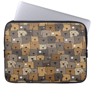 Muster Haustiere Niedliche Hunde Lover Laptopschutzhülle