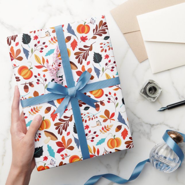 Muster-Herbstwrapping-Papier Geschenkpapier (Schenken)
