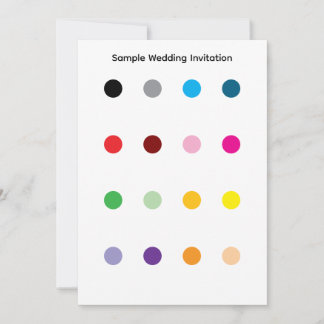 Muster-Hochzeitseinladung Einladung