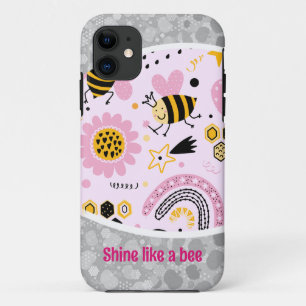 Muster Honigbiene formt iPhone Case