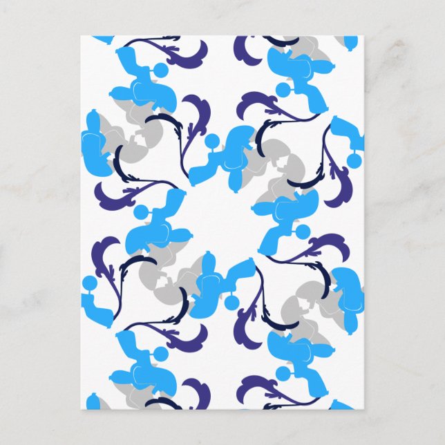 Muster-Hunde Postkarte (Vorderseite)