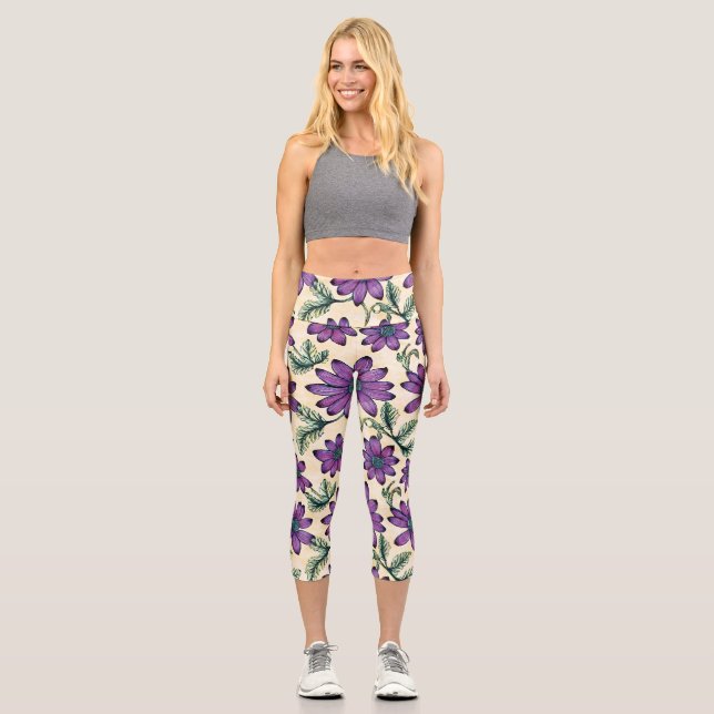 Muster I Capri Leggings (Vorderseite)