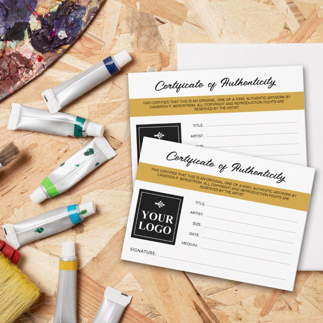 Muster Ihres Logo-Echtheitszeugnisses (Von Creator hochgeladen)