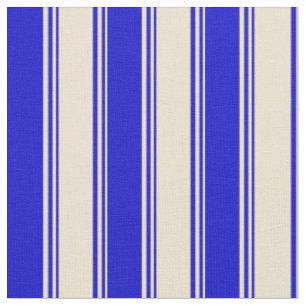 Muster in Beige und Blau Stoff