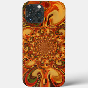 Muster in Orangen-, Braun-, Grün- Case-Mate iPhone Hülle
