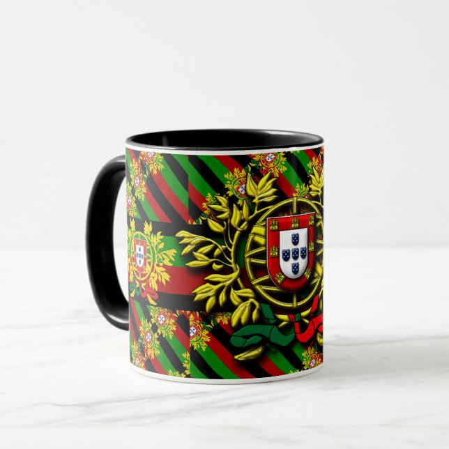 Muster in Portugal Tasse (Vorderseite Links)