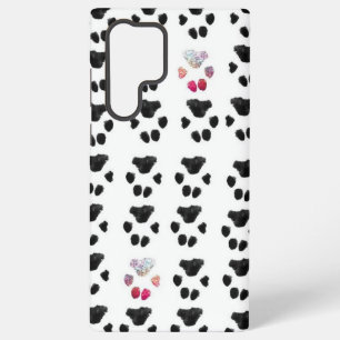Muster in rosa und schwarz samsung galaxy hülle