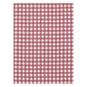 Muster in Rot und Weiß Tischdecke