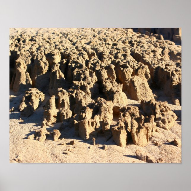 Muster in Sand Nr. 1 Poster (Vorne)