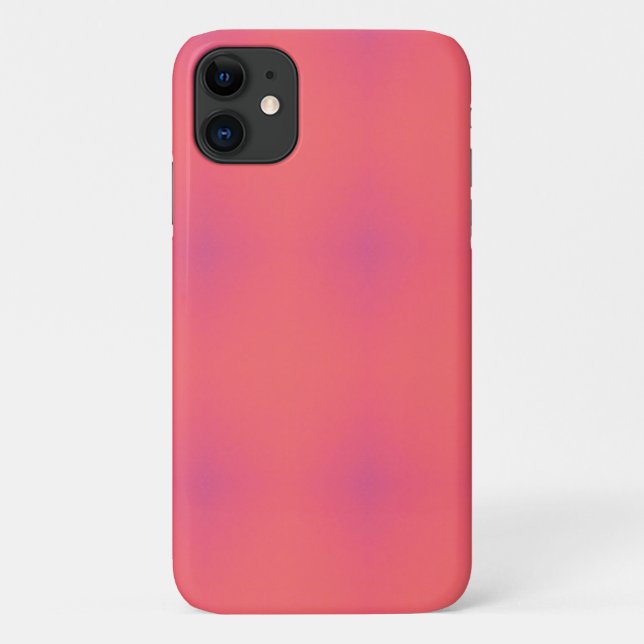 Muster in weichem Rosa und Lila Case-Mate iPhone Hülle (Rückseite)