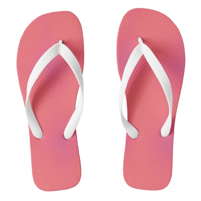 Muster in weichem Rosa und Lila Flip Flops (Fußbett)
