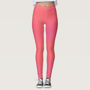 Muster in weichem Rosa und Lila Leggings