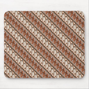 Muster indonesischer Batik Mousepad
