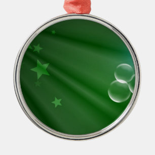 Muster-Kunst-FriedensLiebe-Schicksal Irlands Silbernes Ornament