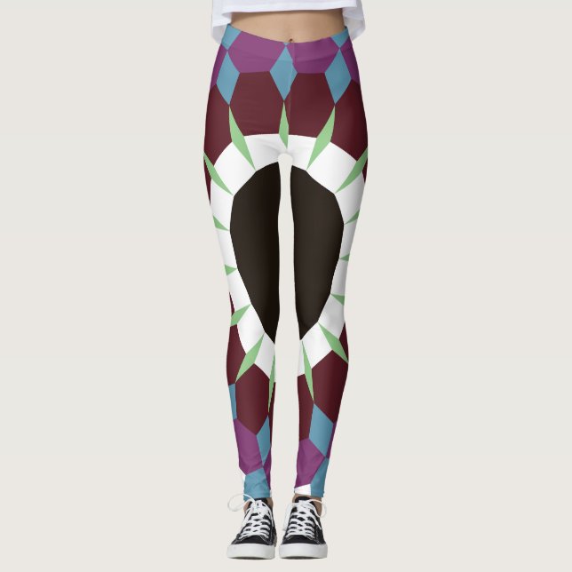 Muster Leggings (Vorderseite)