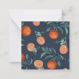 Muster Lemon und Leaf VI Mitteilungskarte