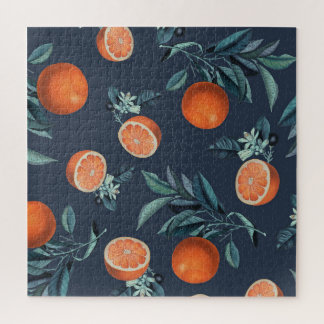 Muster Lemon und Leaf VI Puzzle