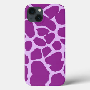 Muster-lila Afrika-Giraffen-Tier-Giraffe Case-Mate iPhone Hülle