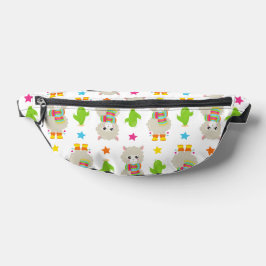 Muster Llamas, Niedlich Llamas, Alpacas, Kakteen Bauchtasche