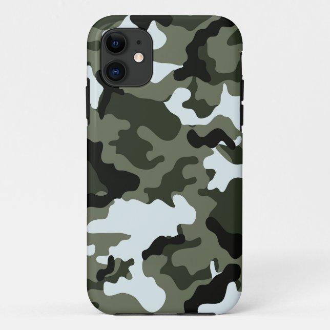 Muster militärischer Camouflage Case-Mate iPhone Hülle (Rückseite)
