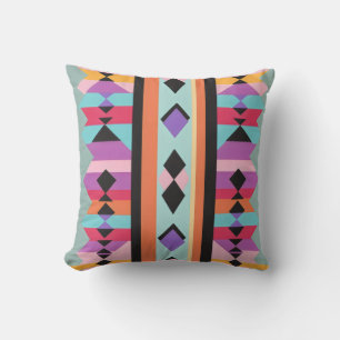 Muster-Mischung für Retro Geometric Kissen